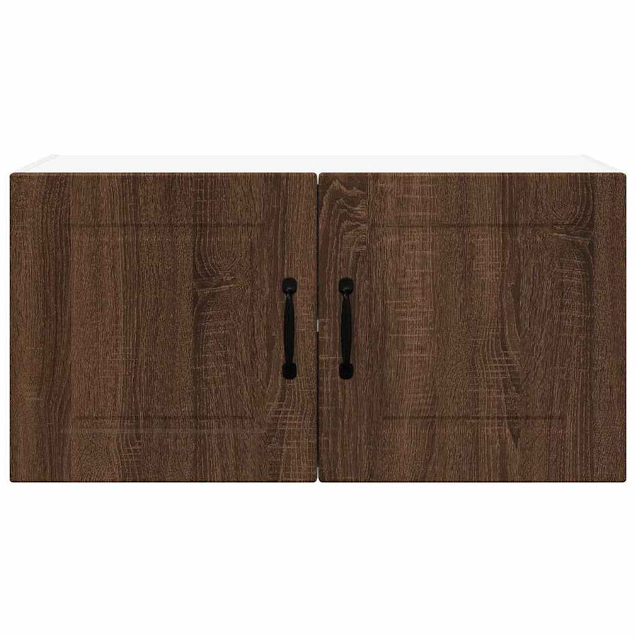 Keukenkast aan de muur Bruin Eiken 80 x 31 x 40 cm Bewerkt hout