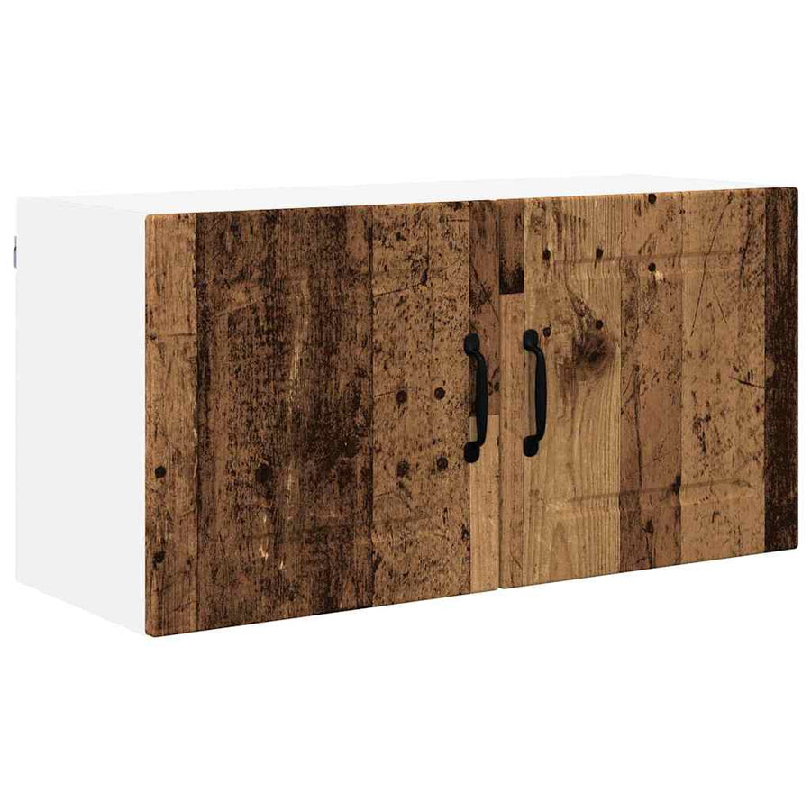 Keukenkast aan de muur Oud Hout 80 x 31 x 40 cm Bewerkt hout