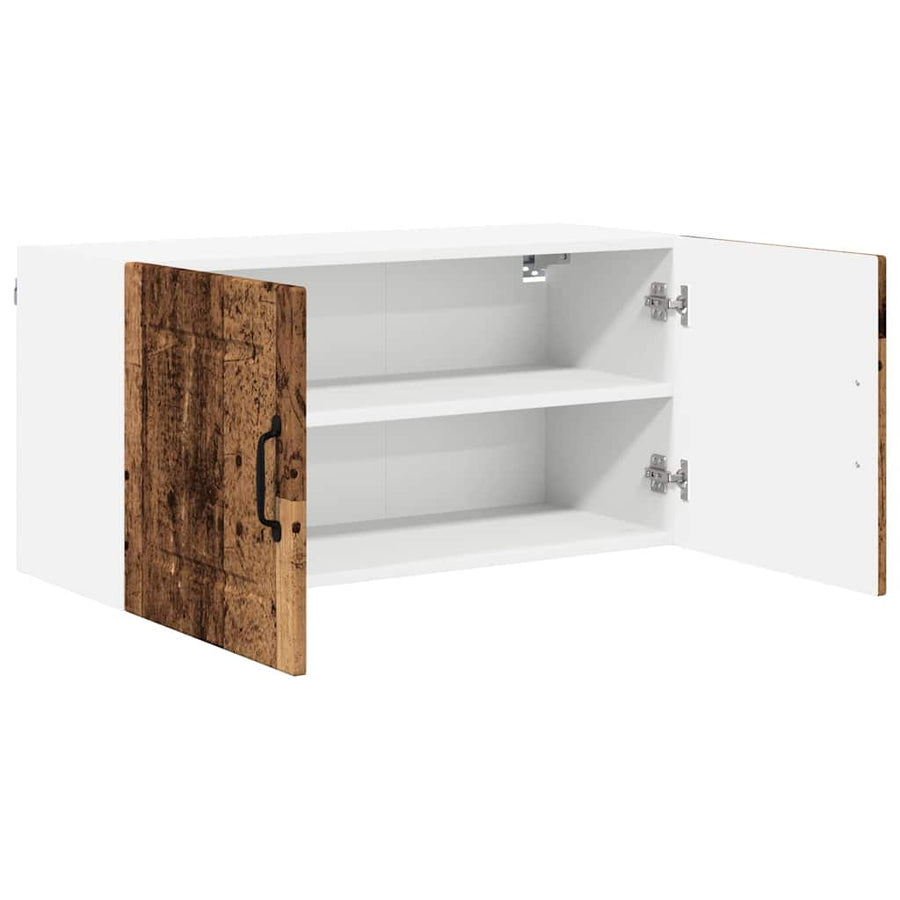Keukenkast aan de muur Oud Hout 80 x 31 x 40 cm Bewerkt hout