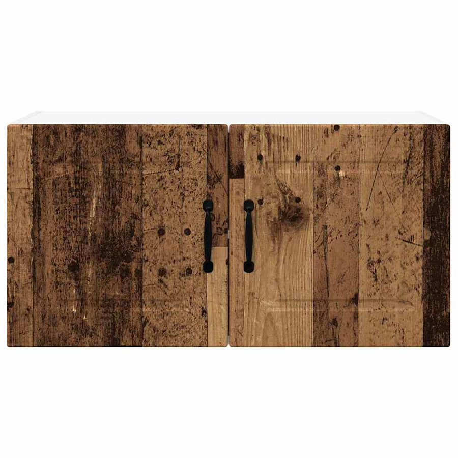 Keukenkast aan de muur Oud Hout 80 x 31 x 40 cm Bewerkt hout