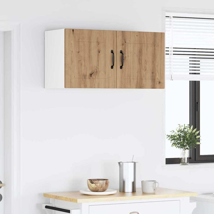 Keukenkast aan de muur met plank Artisan Eiken 80 x 31 x 40 cm
