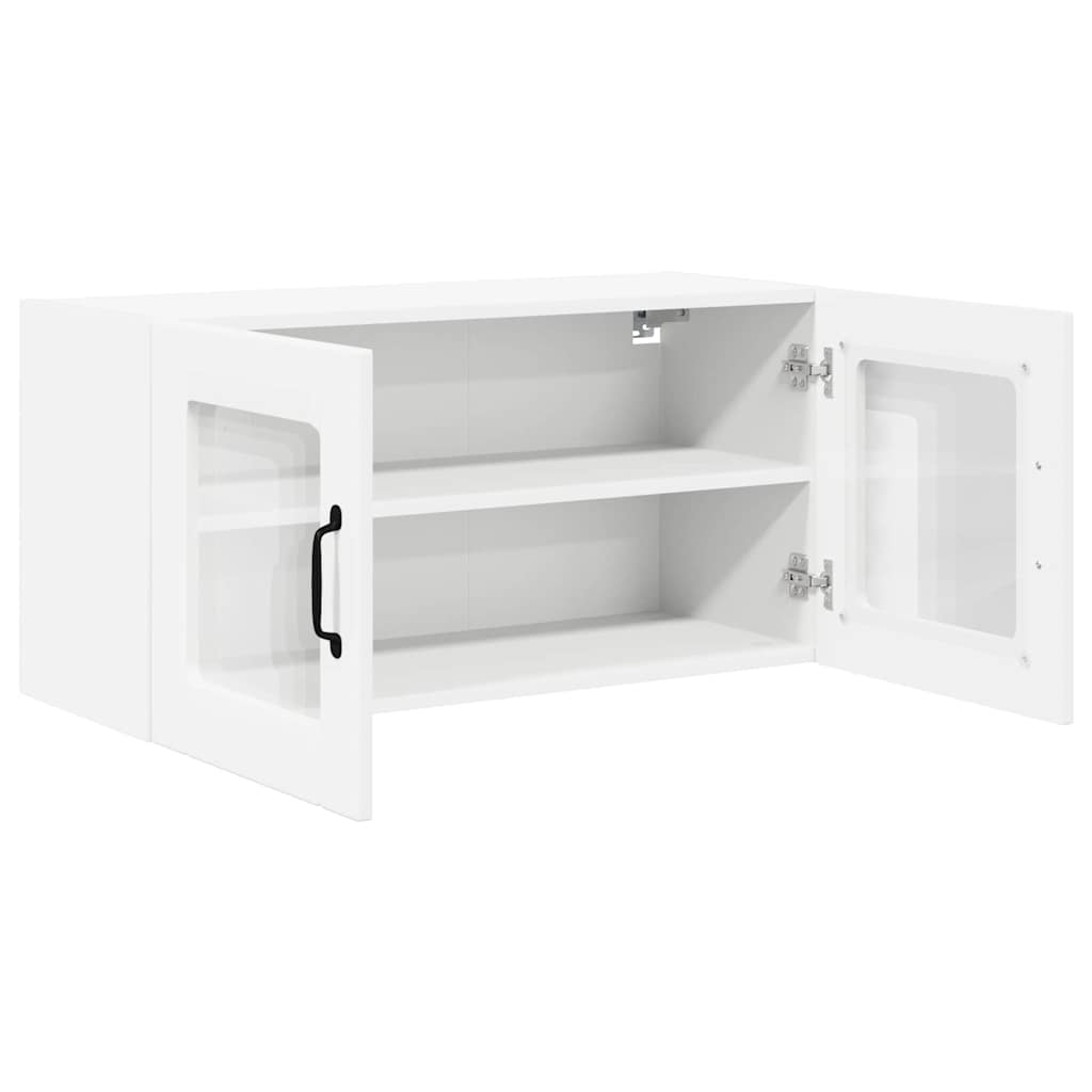 Keukenkast aan de muur Wit 80 x 31 x 40 cm Bewerkt hout