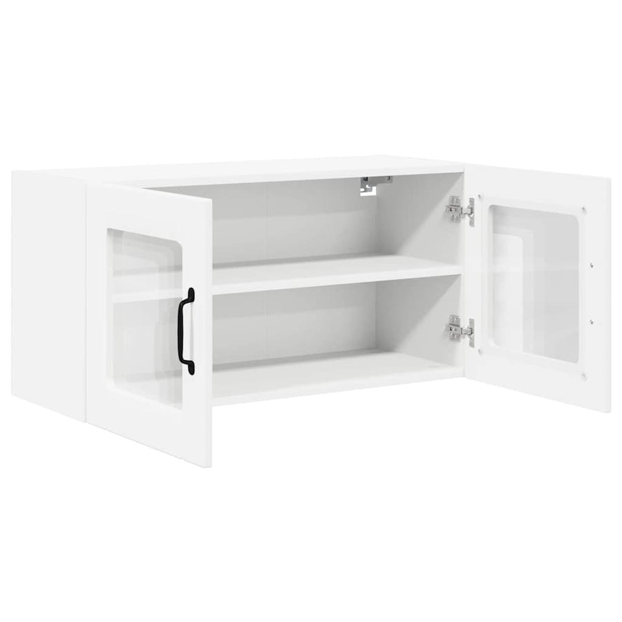 Keukenkast aan de muur Wit 80 x 31 x 40 cm Bewerkt hout