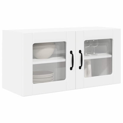 Keukenkast aan de muur Wit 80 x 31 x 40 cm Bewerkt hout