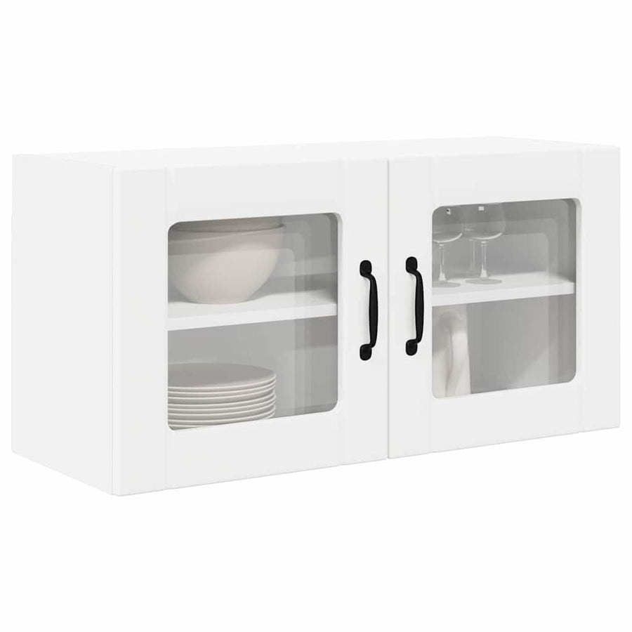 Keukenkast aan de muur Wit 80 x 31 x 40 cm Bewerkt hout