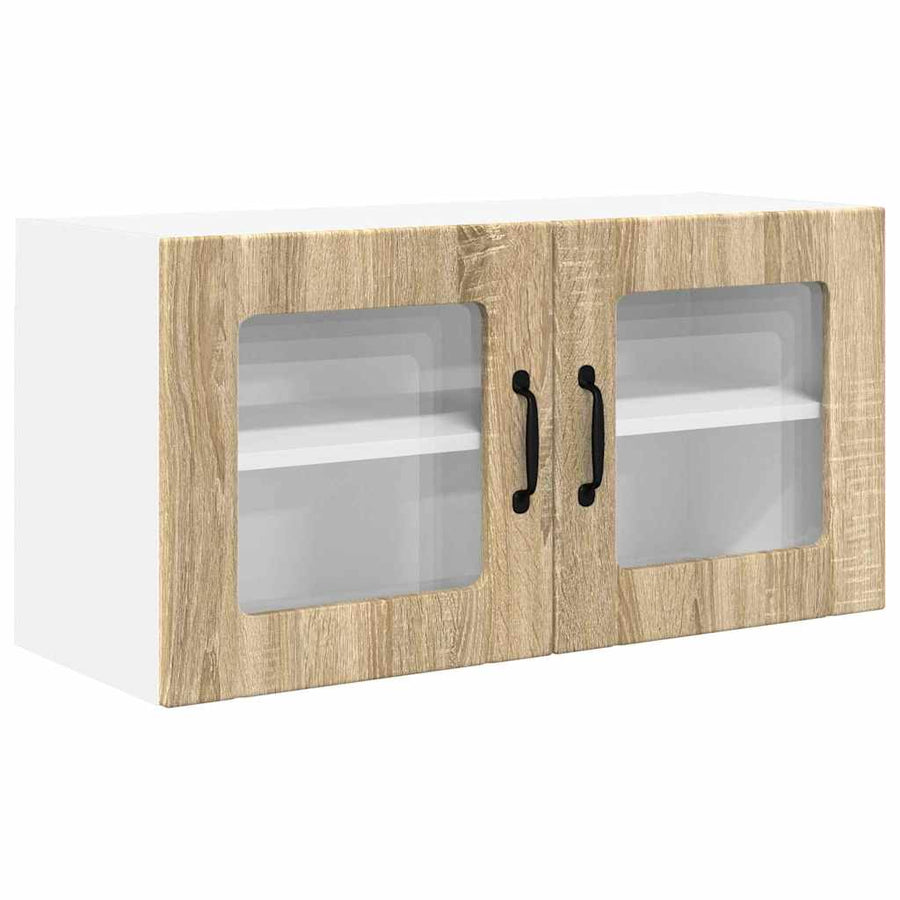 Keukenkast aan de muur met plank Sonoma Eiken 80 x 31 x 40 cm