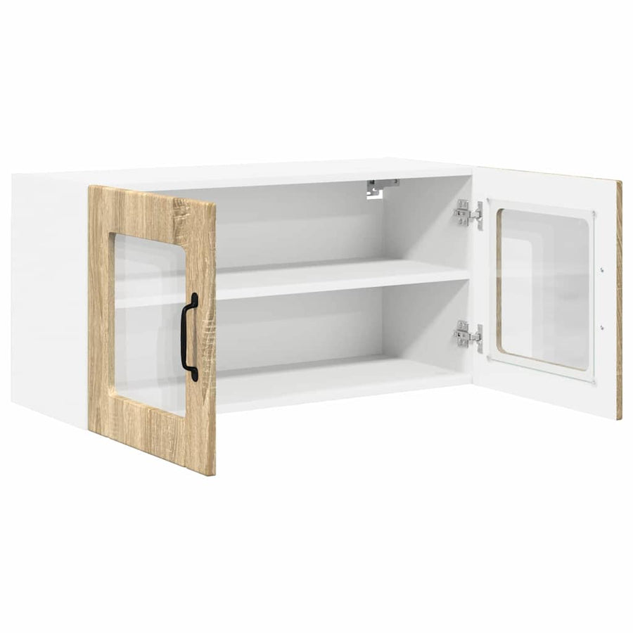 Keukenkast aan de muur met plank Sonoma Eiken 80 x 31 x 40 cm