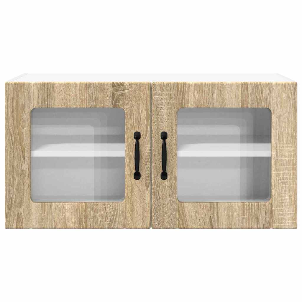 Keukenkast aan de muur met plank Sonoma Eiken 80 x 31 x 40 cm