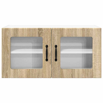Keukenkast aan de muur met plank Sonoma Eiken 80 x 31 x 40 cm