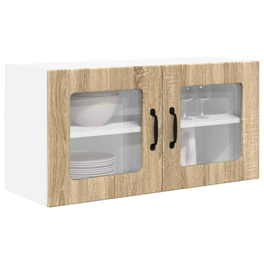 Keukenkast aan de muur met plank Sonoma Eiken 80 x 31 x 40 cm