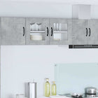 Keukenkast 80x31x40 cm beton grijs bewerkt hout