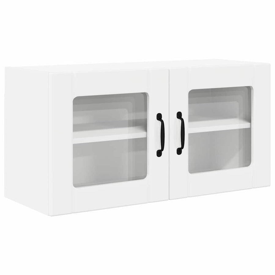 Keukenkast aan de muur met plank Hoogglans wit 80 x 31 x 40 cm