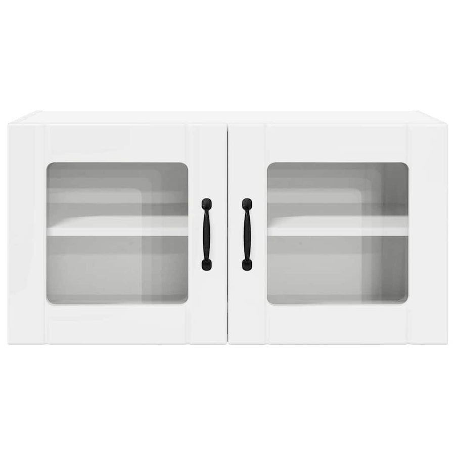 Keukenkast aan de muur met plank Hoogglans wit 80 x 31 x 40 cm