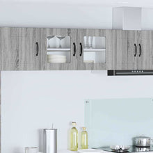 Keukenkast aan de muur met plank Grijs Sonoma 80 x 31 x 40 cm