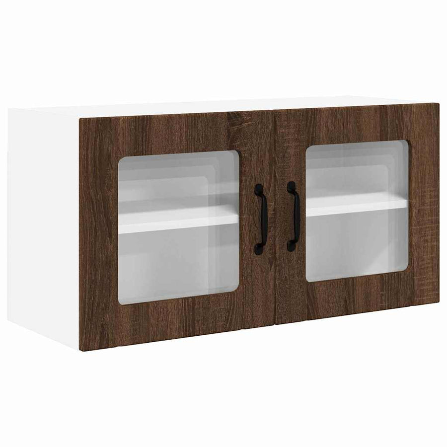Keukenkast aan de muur Bruin Eiken 80 x 31 x 40 cm Bewerkt hout