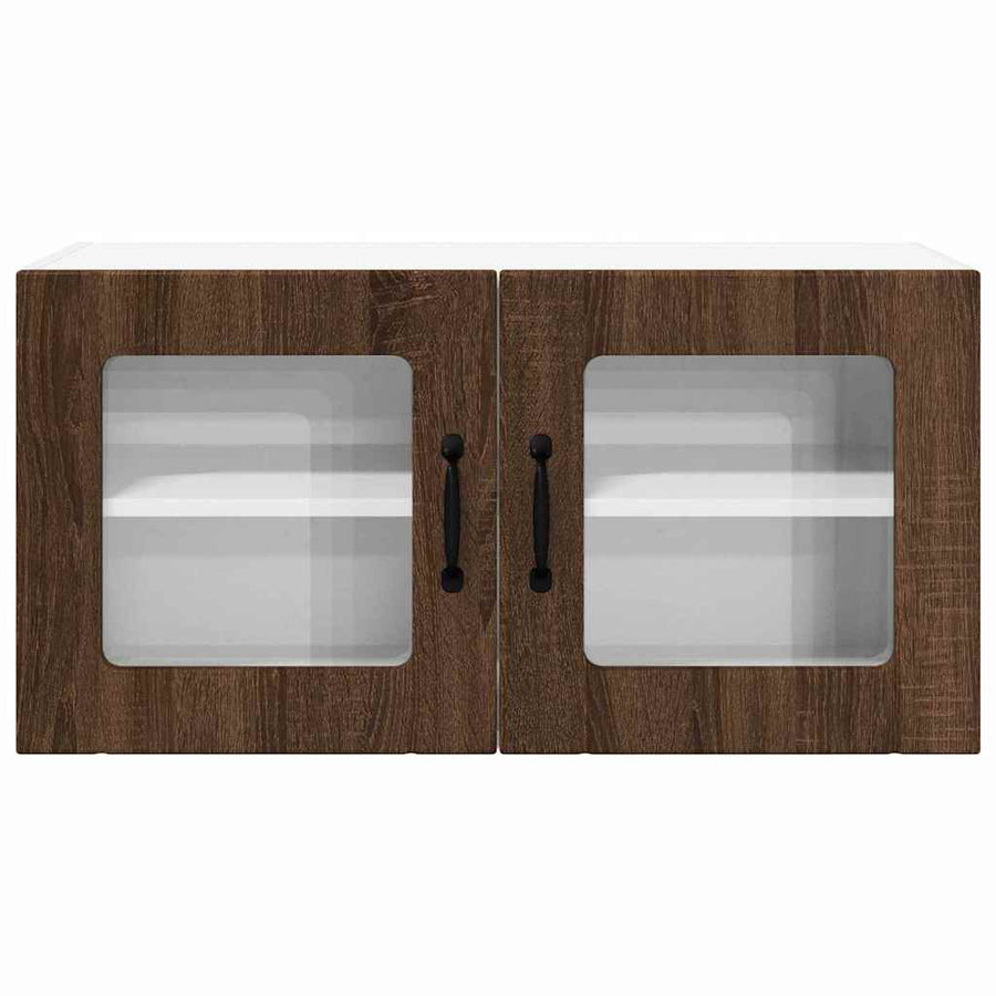Keukenkast aan de muur Bruin Eiken 80 x 31 x 40 cm Bewerkt hout