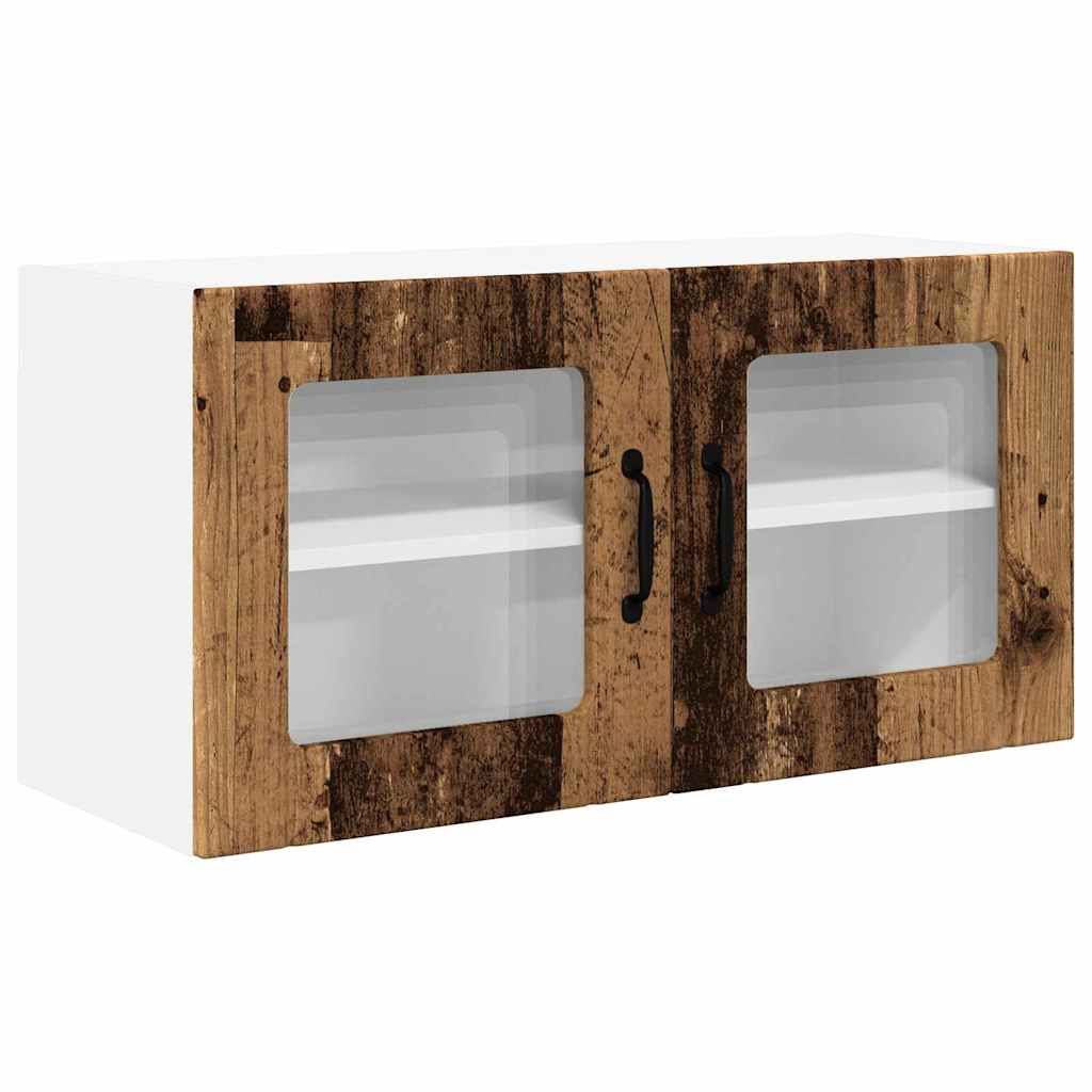 Keukenkast aan de muur Oud Hout 80 x 31 x 40 cm Bewerkt hout
