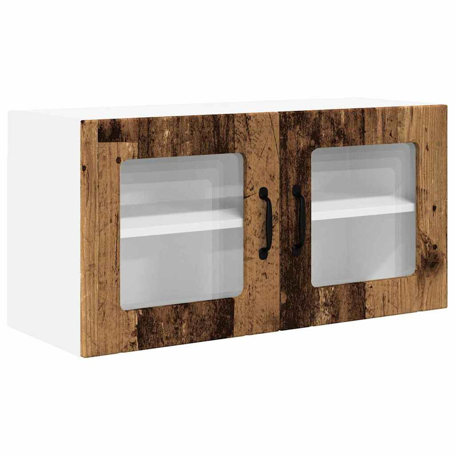 Keukenkast aan de muur Oud Hout 80 x 31 x 40 cm Bewerkt hout