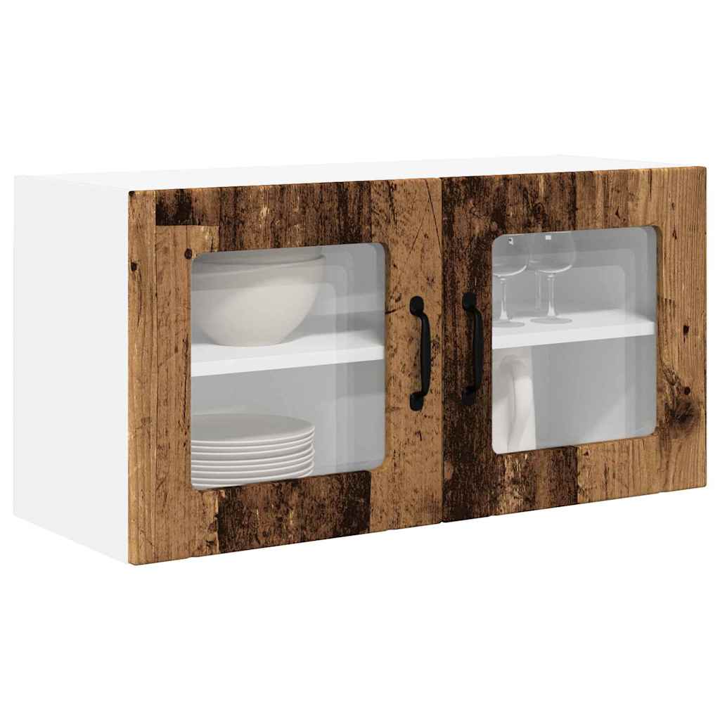 Keukenkast aan de muur Oud Hout 80 x 31 x 40 cm Bewerkt hout