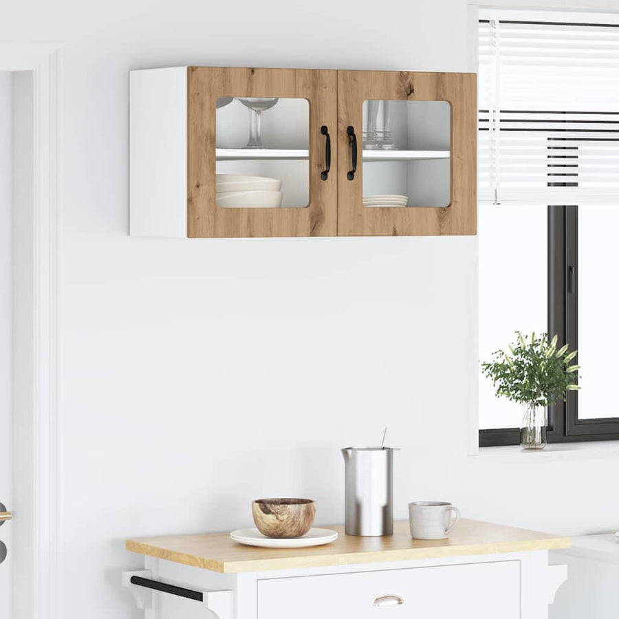 Keukenkast aan de muur met plank Artisan Eiken 80 x 31 x 40 cm