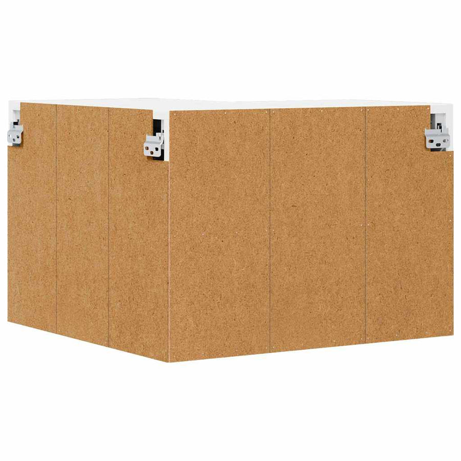 Keukenkast aan de muur Wit 57 x 57 x 40 cm Bewerkt hout