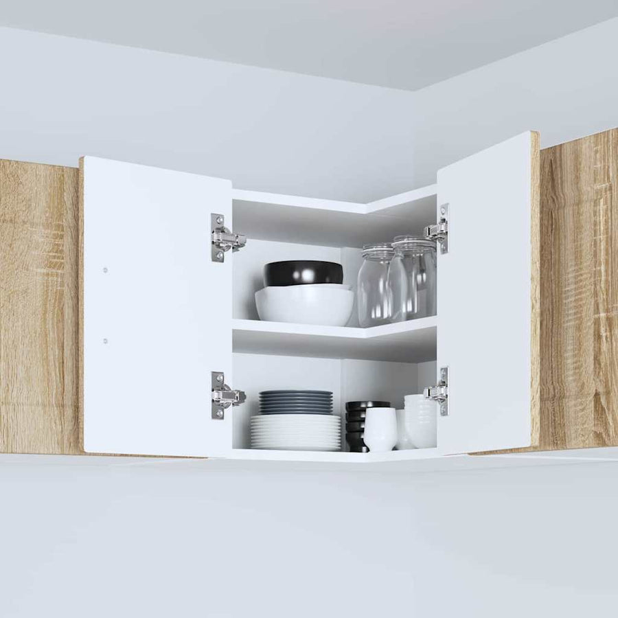 Keukenkast aan de muur met plank Sonoma Eiken 57 x 57 x 40 cm