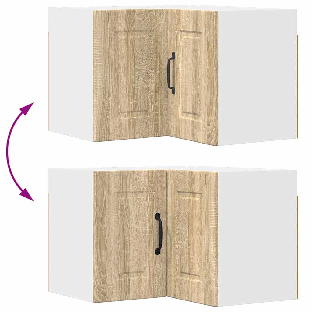 Keukenkast aan de muur met plank Sonoma Eiken 57 x 57 x 40 cm
