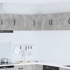 Keukenkast 57x57x40 cm beton grijs bewerkt hout
