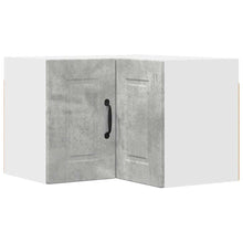 Keukenkast aan de muur Beton Grijs 57 x 57 x 40 cm Bewerkt hout