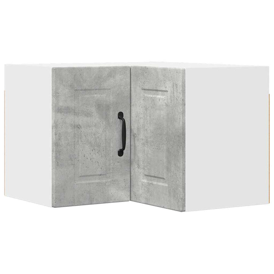 Keukenkast aan de muur Beton Grijs 57 x 57 x 40 cm Bewerkt hout