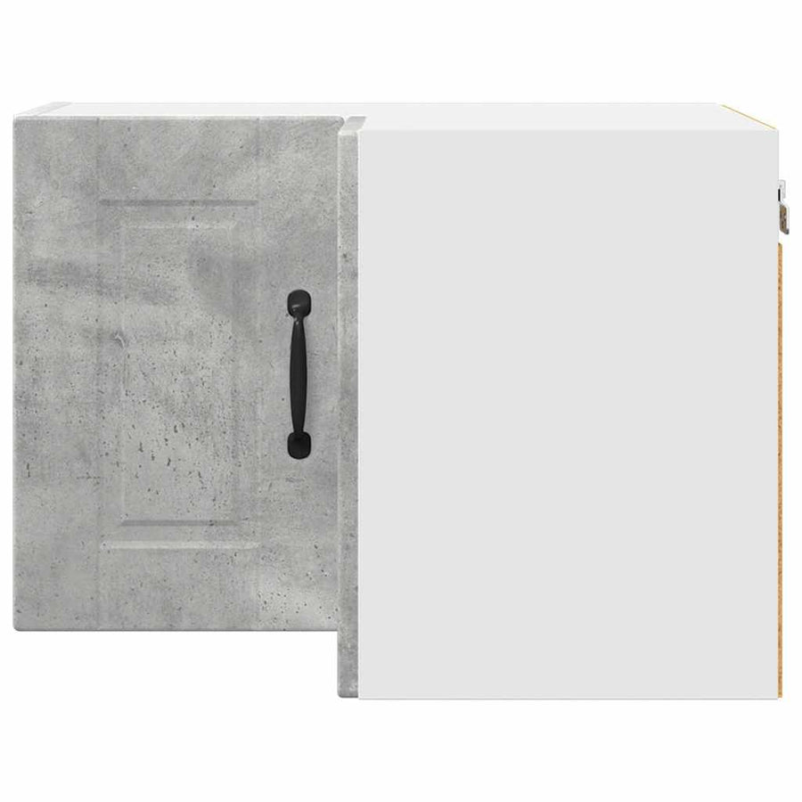 Keukenkast aan de muur Beton Grijs 57 x 57 x 40 cm Bewerkt hout