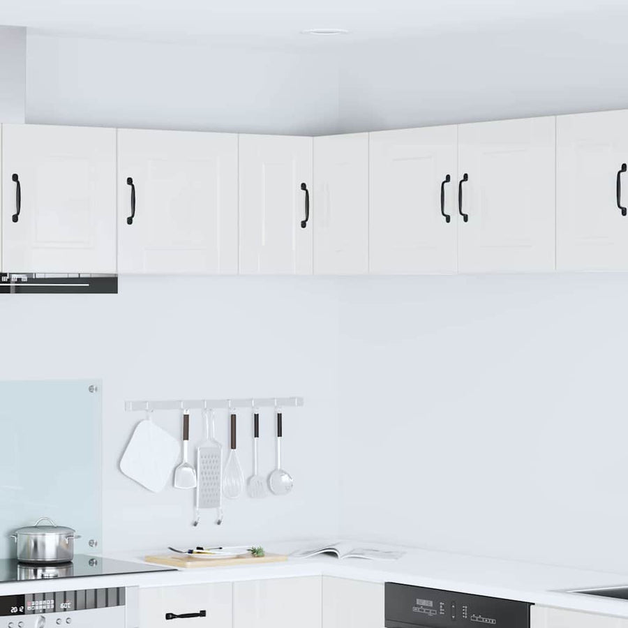 Keukenkast aan de muur met plank Hoogglans wit 57 x 57 x 40 cm