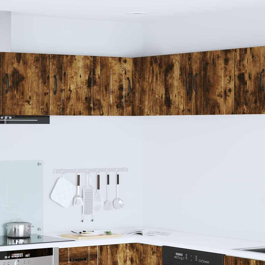 Keukenkast aan de muur met plank Gerookt eiken 57 x 57 x 40 cm