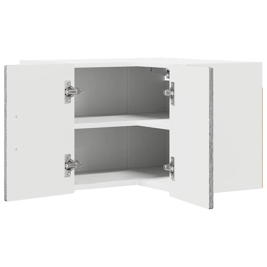 Keukenkast aan de muur met plank Grijs Sonoma 57 x 57 x 40 cm