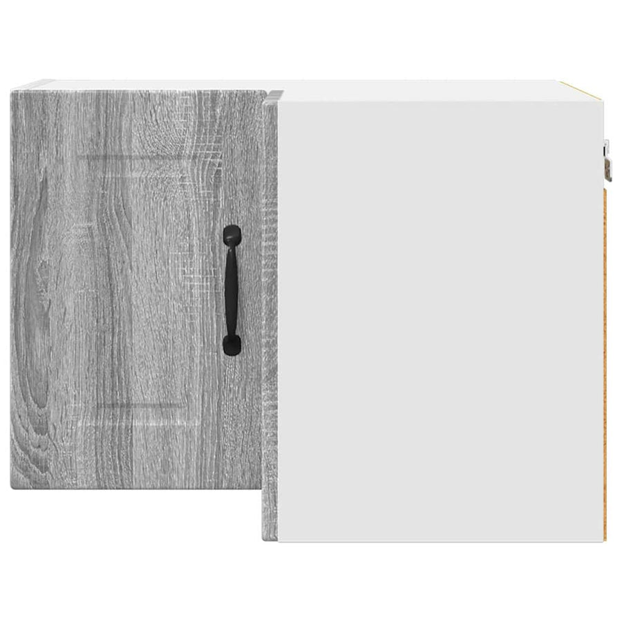 Keukenkast aan de muur met plank Grijs Sonoma 57 x 57 x 40 cm