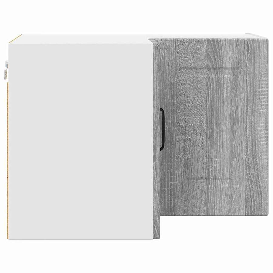 Keukenkast aan de muur met plank Grijs Sonoma 57 x 57 x 40 cm