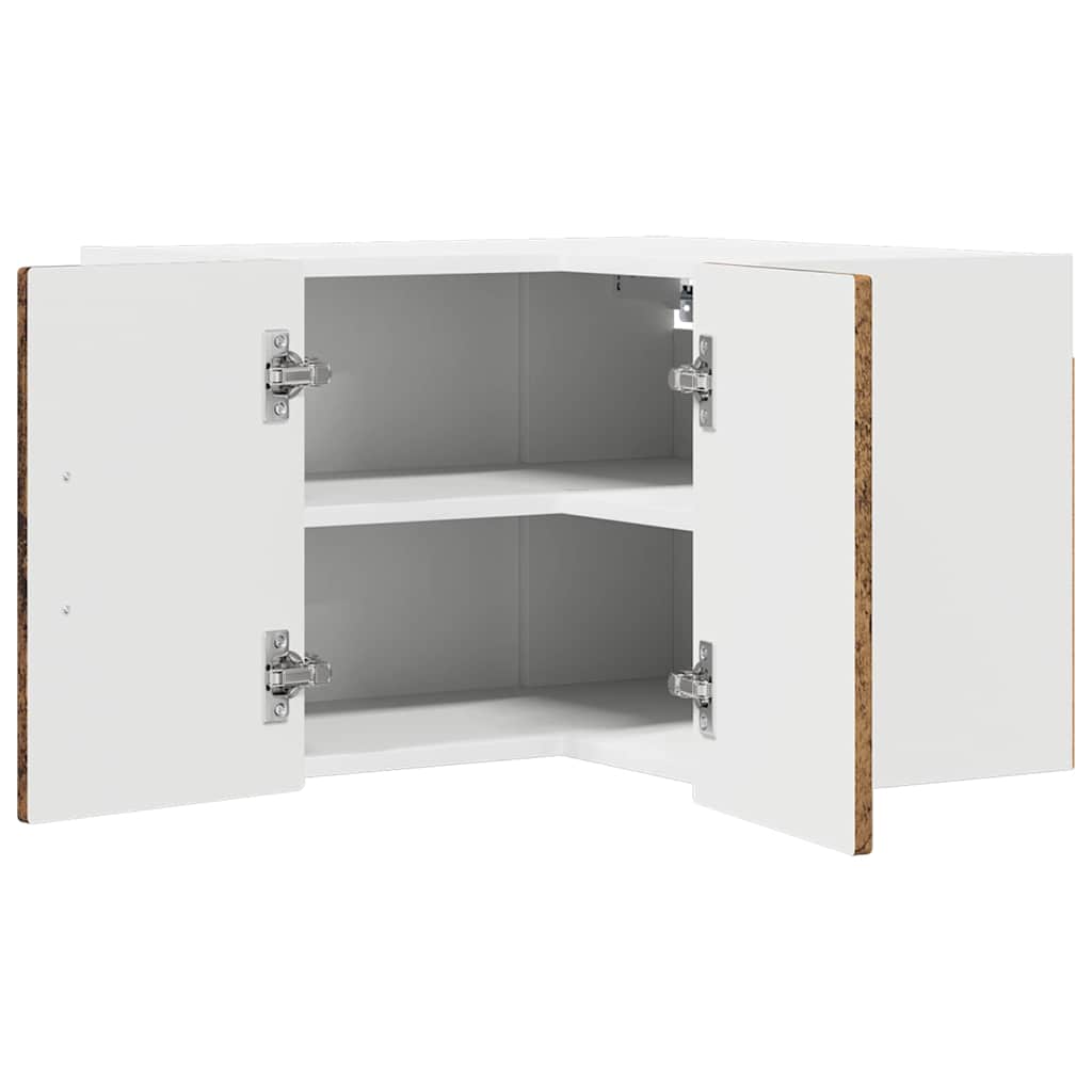 Keukenkast aan de muur Oud Hout 57 x 57 x 40 cm Bewerkt hout