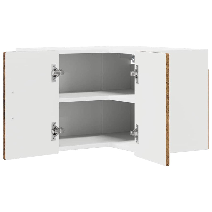 Keukenkast aan de muur Oud Hout 57 x 57 x 40 cm Bewerkt hout