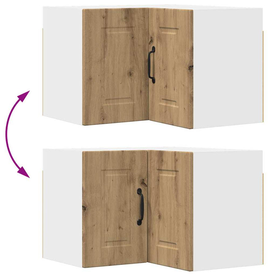 Keukenkast aan de muur met plank Artisan Eiken 57 x 57 x 40 cm