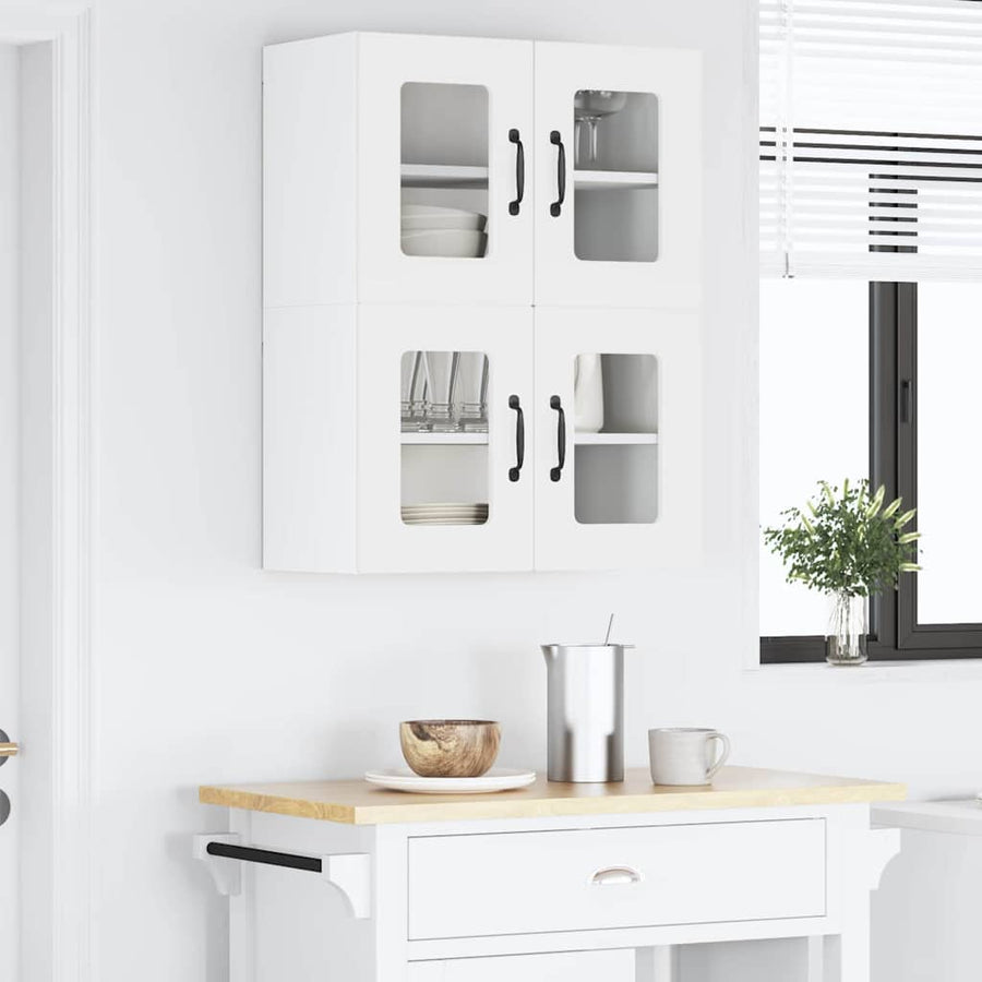Keukenkast aan de muur Wit 60 x 31 x 40 cm Bewerkt hout