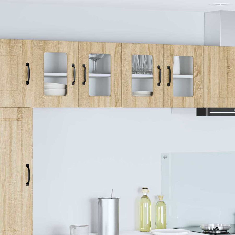 Keukenkast aan de muur 2 pcs Sonoma Eiken 60 x 31 x 40 cm