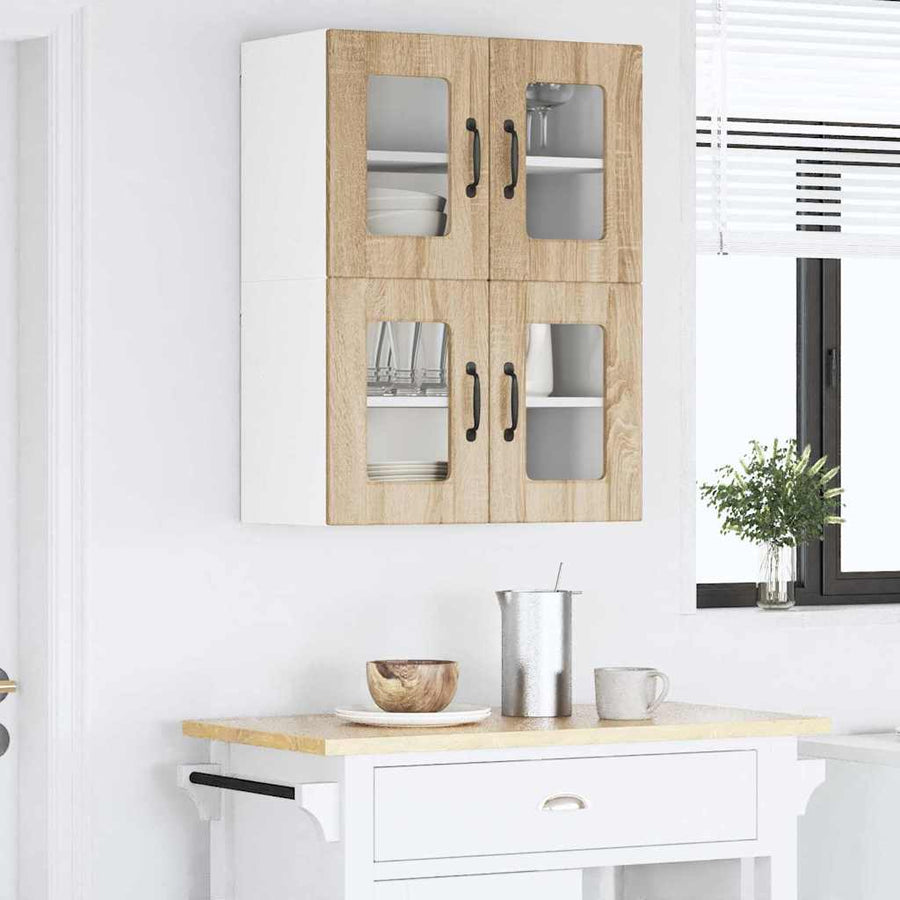 Keukenkast aan de muur 2 pcs Sonoma Eiken 60 x 31 x 40 cm