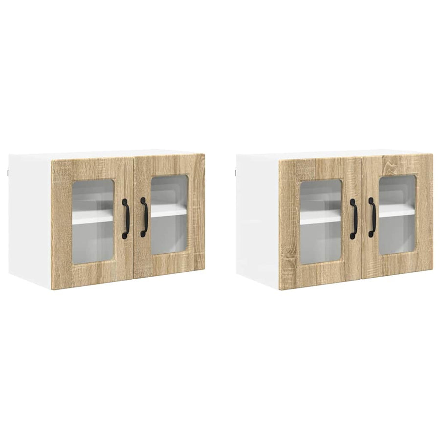 Keukenkast aan de muur 2 pcs Sonoma Eiken 60 x 31 x 40 cm