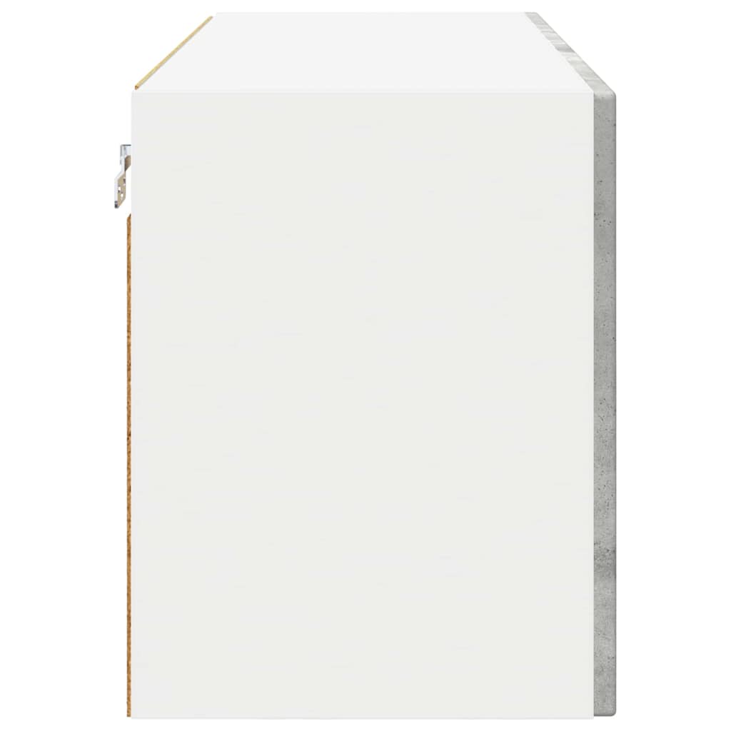 Keukenkast aan de muur 2 pcs Beton Grijs 60 x 31 x 40 cm