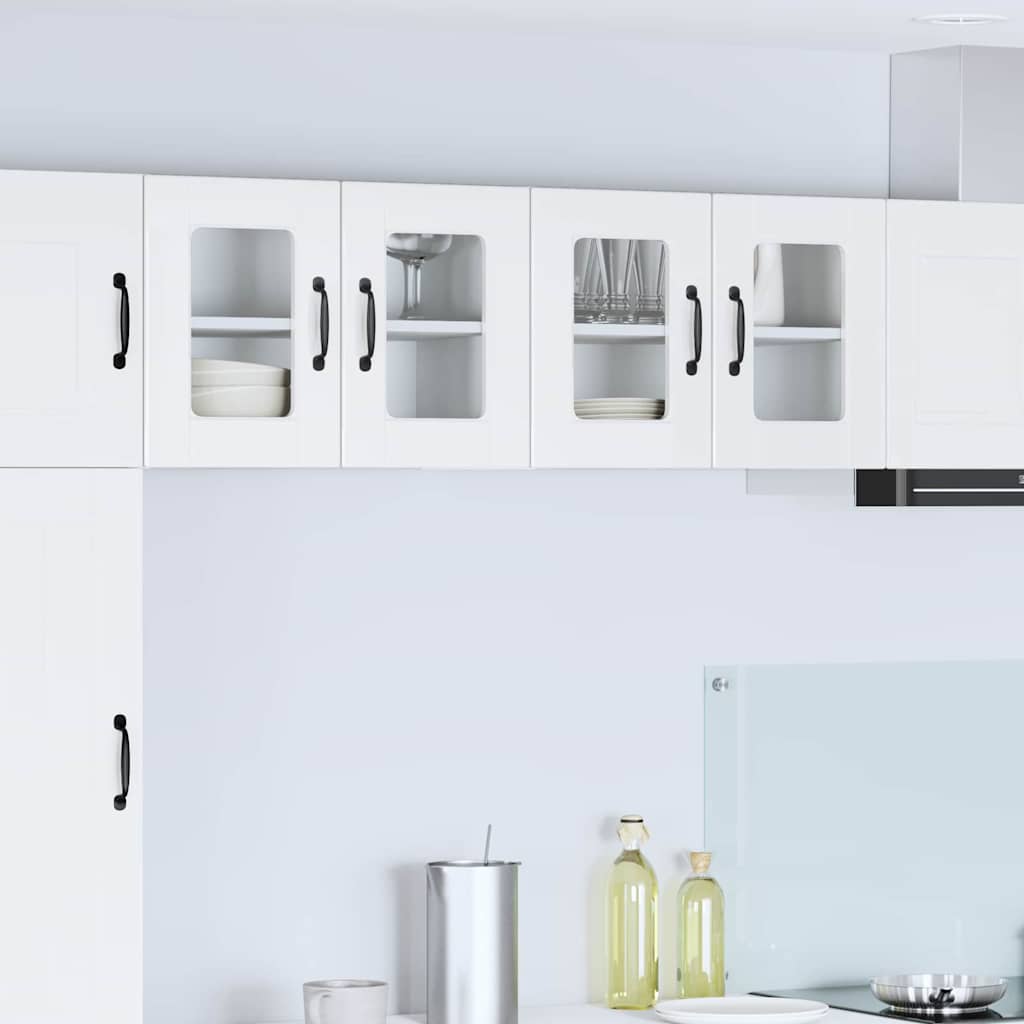 Keukenkast aan de muur met plank Hoogglans wit 60 x 31 x 40 cm