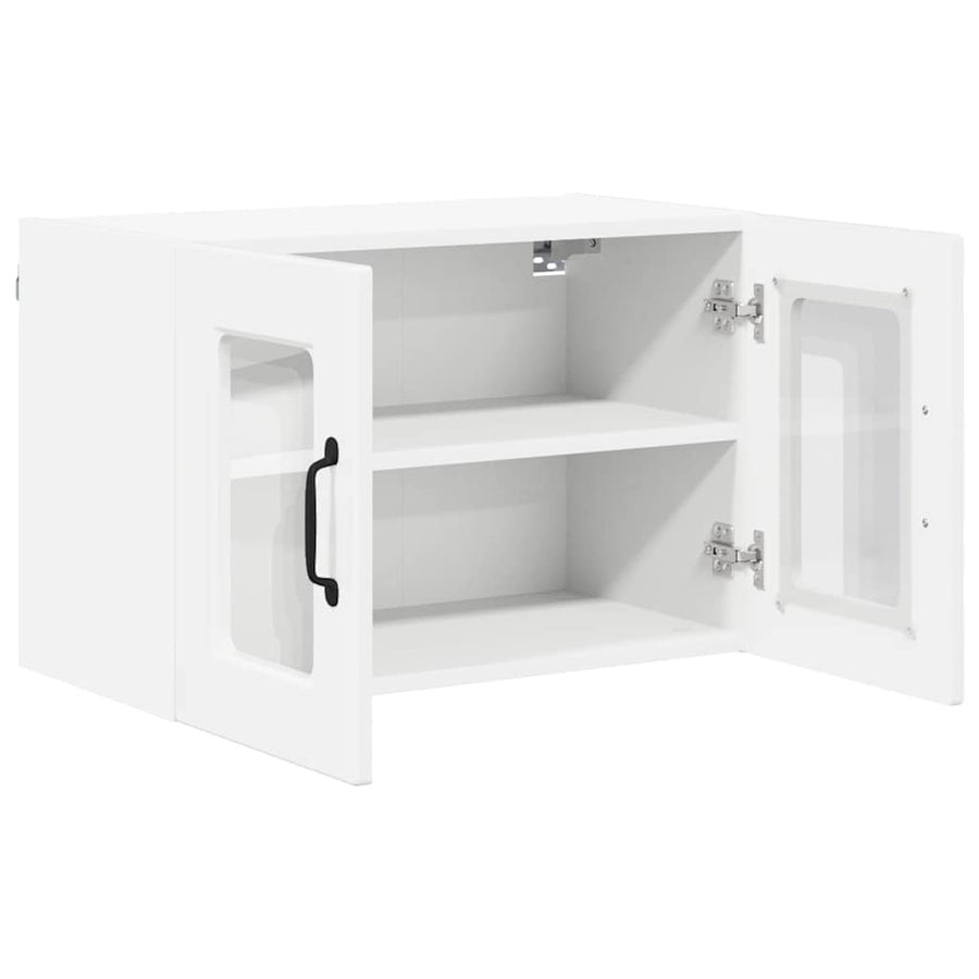 Keukenkast aan de muur met plank Hoogglans wit 60 x 31 x 40 cm