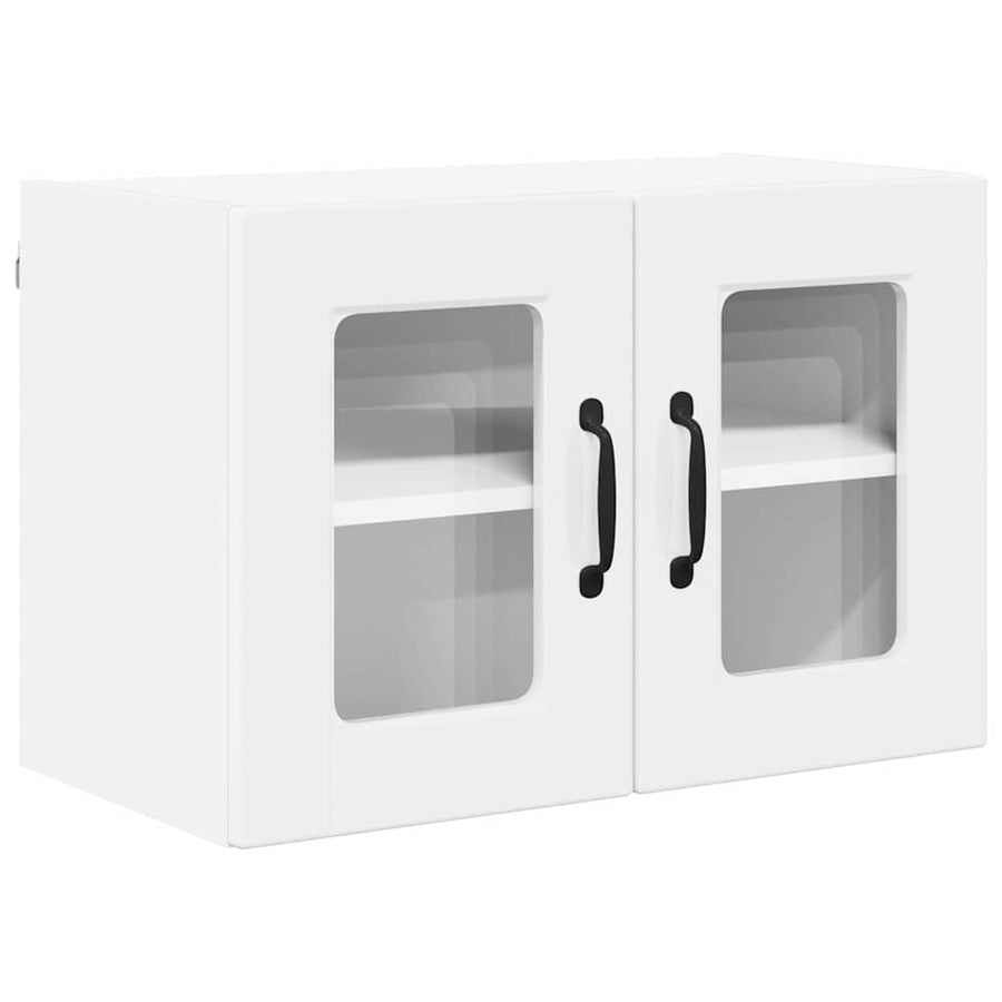 Keukenkast aan de muur 2 pcs Hoogglans wit 60 x 31 x 40 cm