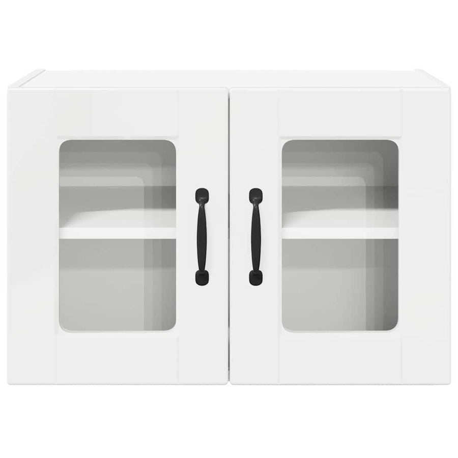 Keukenkast aan de muur 2 pcs Hoogglans wit 60 x 31 x 40 cm