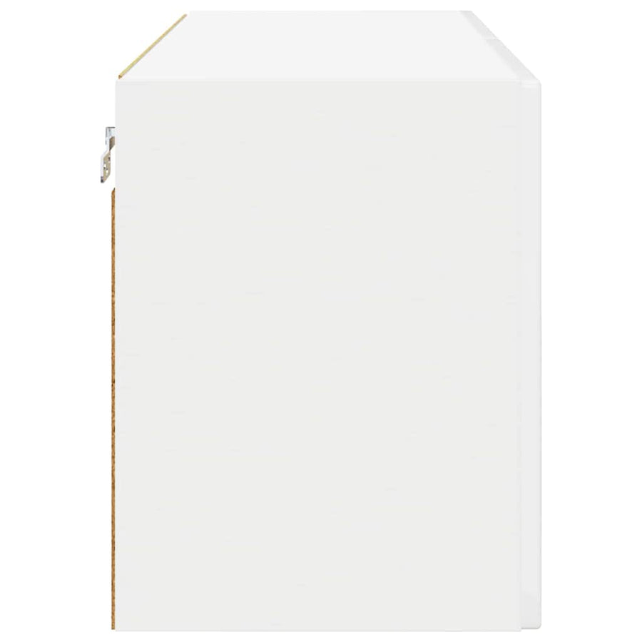 Keukenkast aan de muur 2 pcs Hoogglans wit 60 x 31 x 40 cm