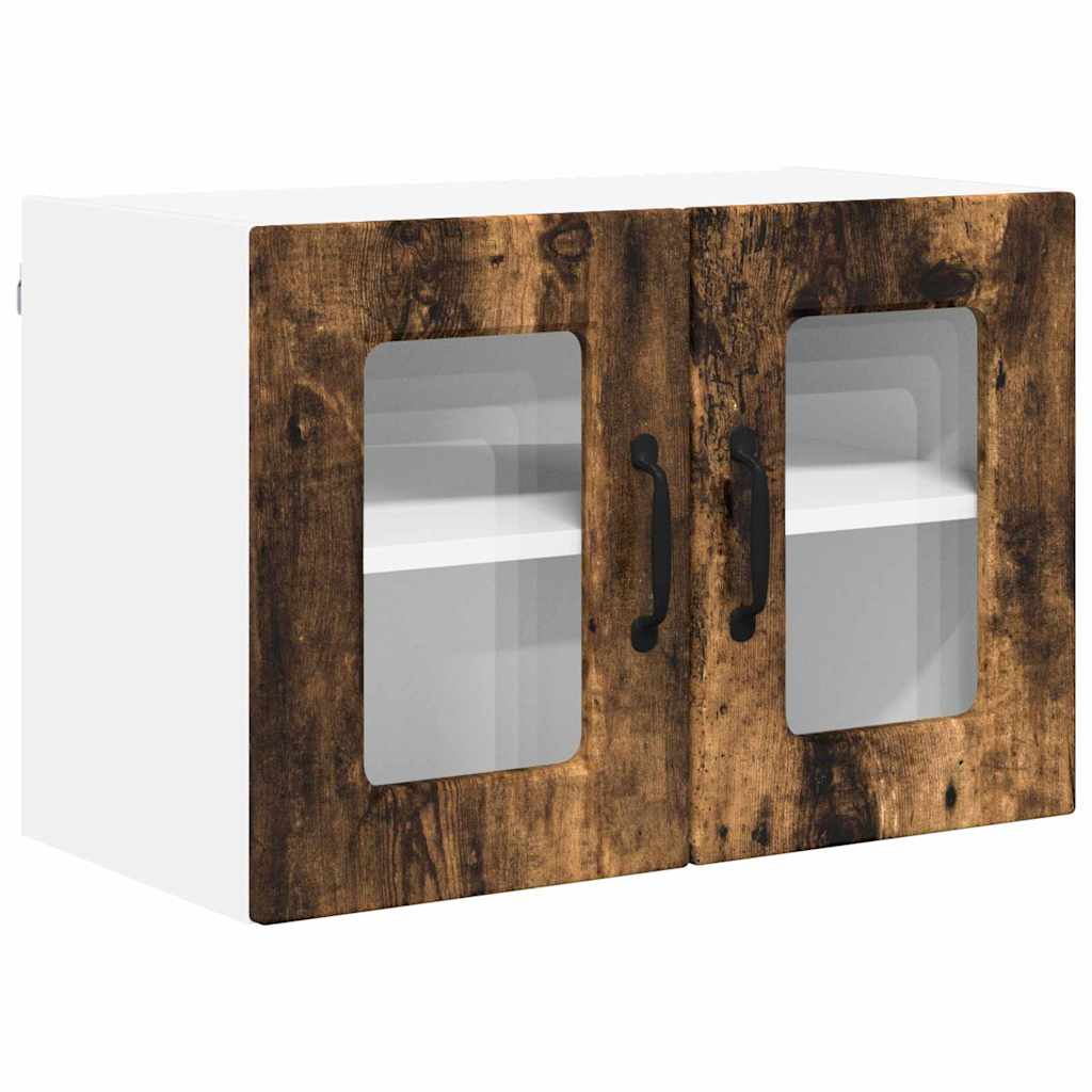 Keukenkast aan de muur met plank Gerookt eiken 60 x 31 x 40 cm